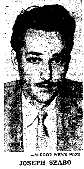 November 13, 1957: Joseph Szabo
