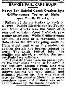 February 18, 1908: Streetcar crash
