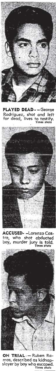 May 22, 1958: Mugshots of three youths