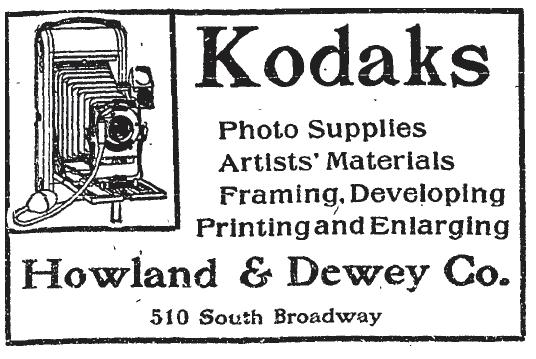 March 11, 1908: Ad for a Kodak camera. 