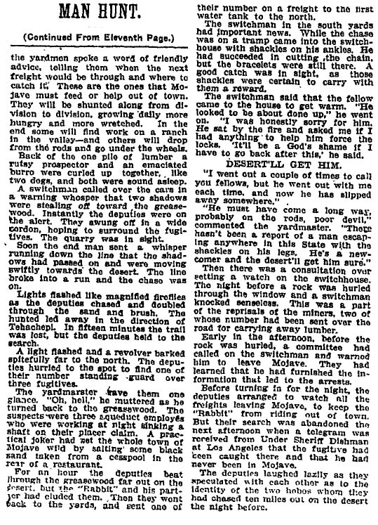 March 16, 1908: Homelessness