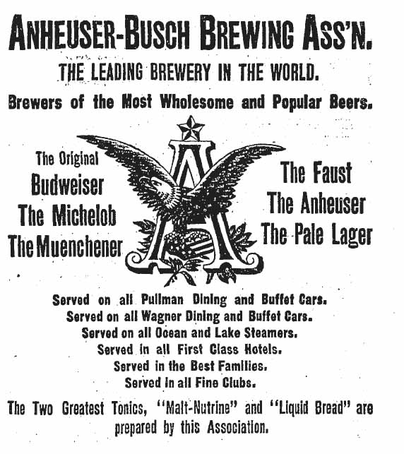 March 23, 1897: Beer is "liquid bread." 