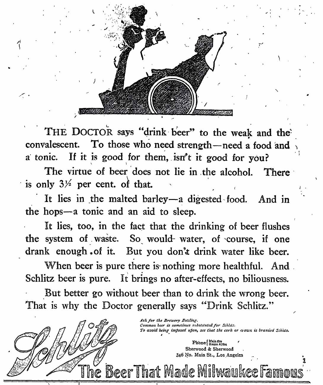 April 22, 1908: Beer is a health drink!