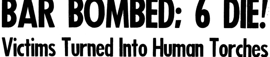 April 5, 1957: Club Mecca bombing