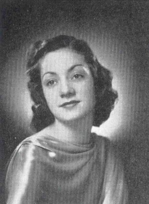 Billee Jean Swarthout, Chi Omega, 1940, from El Rodeo