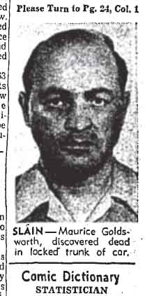 October 21, 1958: Maurice Goldsworth