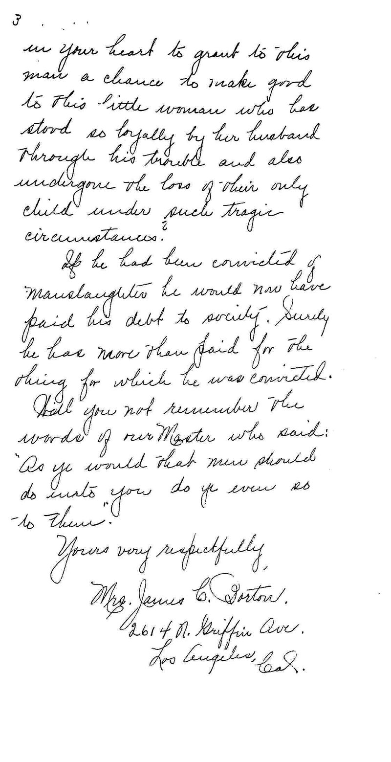 November 12, 1930: Borton letter, Page 3