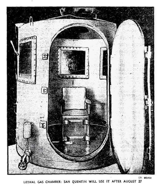 August 22, 1937: California's new gas chamber