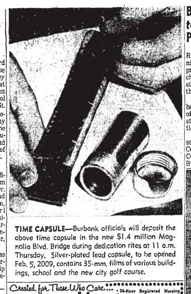 February 1, 1959: Burbank Time Capsule