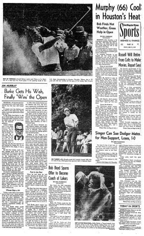 June 13, 1969, Sports Cover