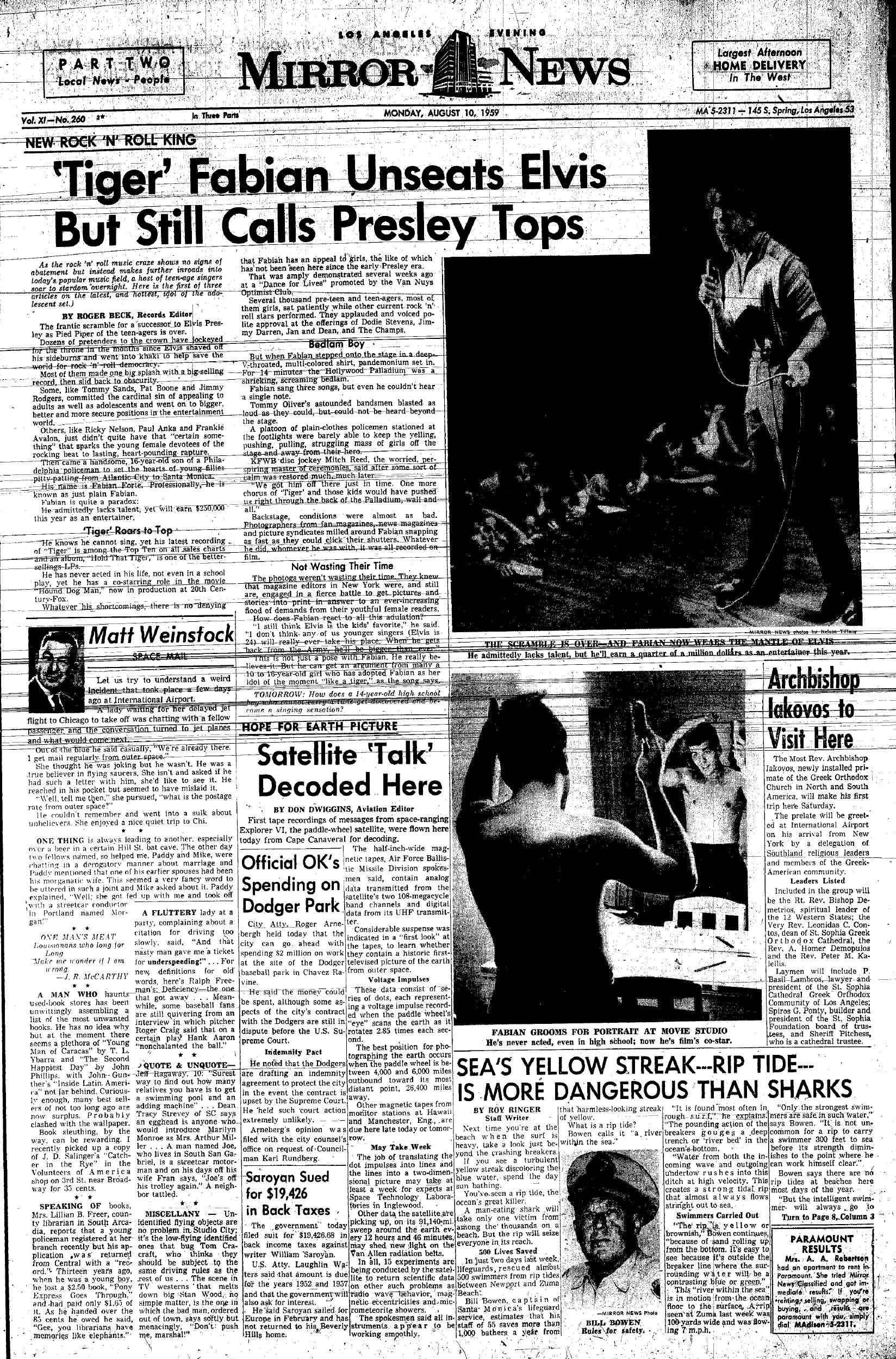 August 10, 1959 Page