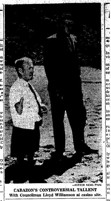 August 28, 1959: L.D. Tallent, a man with "half a body." 