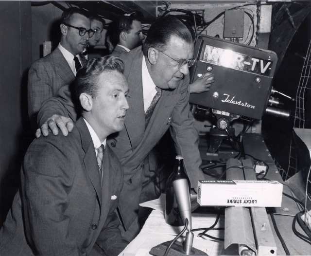 Vin Scully and Walter Omalley, Courtesy of the Los Angeles Dodgers