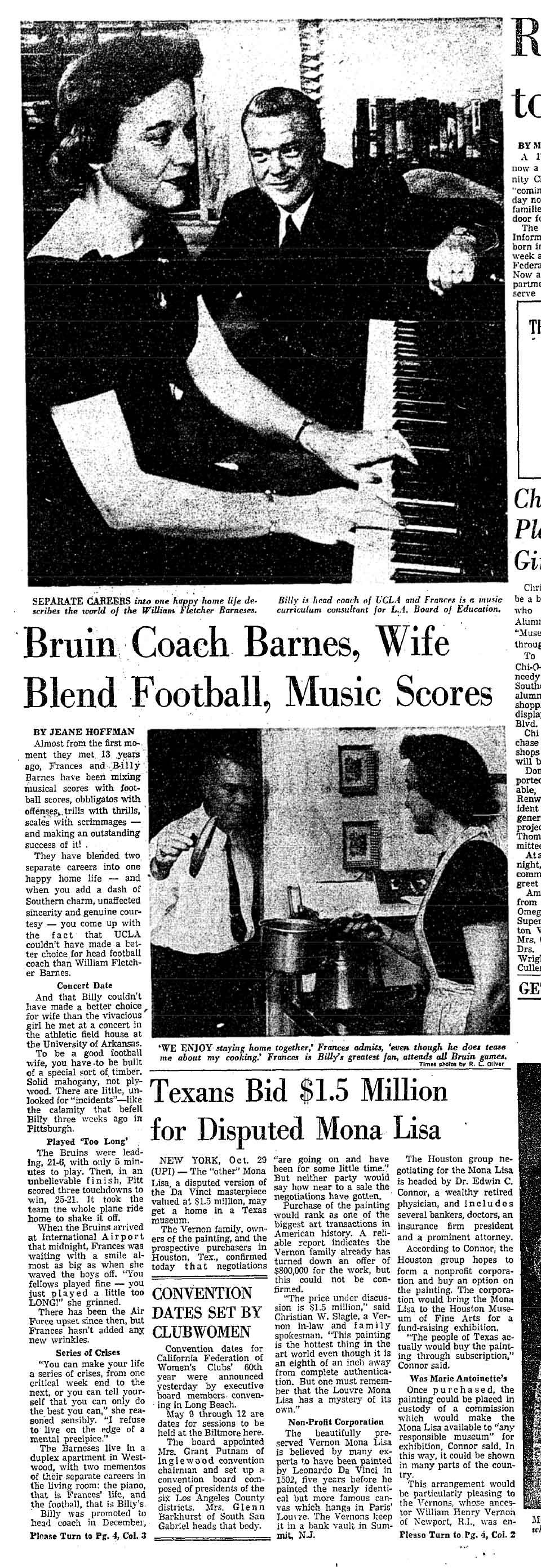 October 10, 1959: Barnes