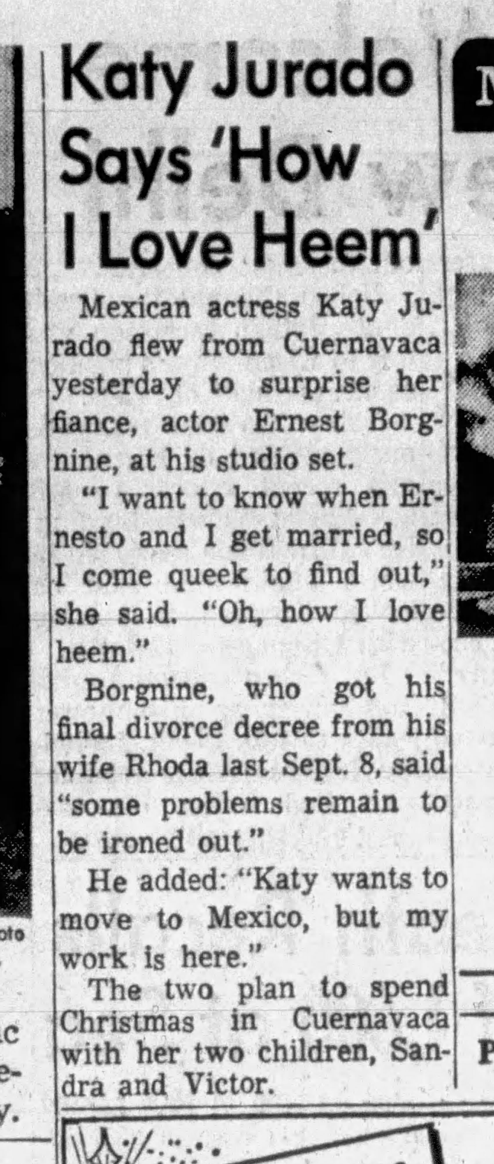 December 9, 1959: Katy Jurado