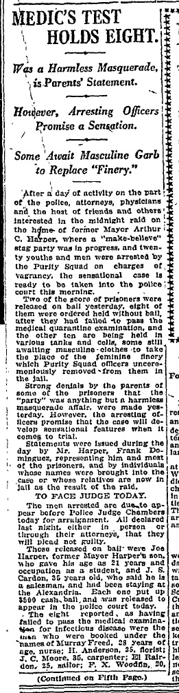 February 2, 1920: Vice Raid, Part 1