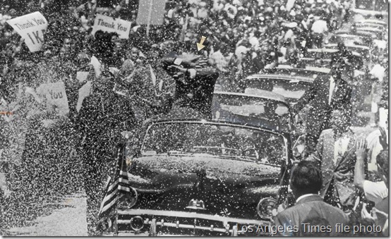 July 27, 1960, Richard Nixon motorcade