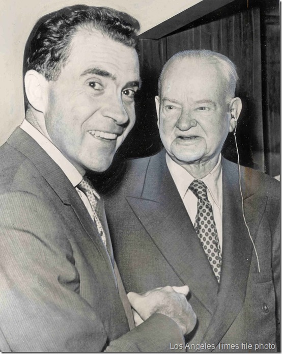 Richard Nixon and Herbert Hoover