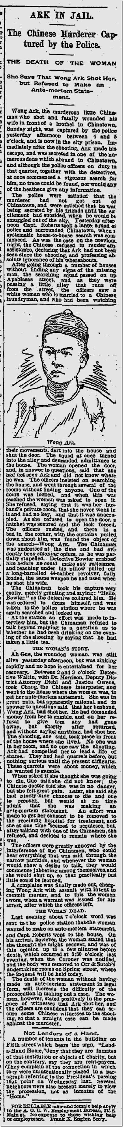April 28, 1891: Wong Ark
