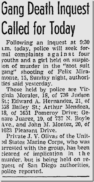 Nov. 24, 1942, Zoot Suits Nov. 24, 1942, Zoot Suits