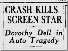 June 9, 1934, Dorothy Dell 