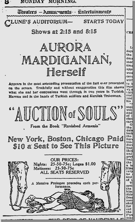 Jue 23, 1919, Auction of Souls 