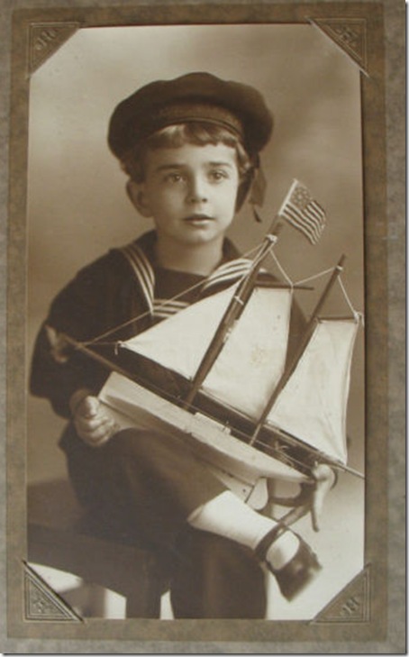 Child in Sailor Outfit, Hartsook Studio 