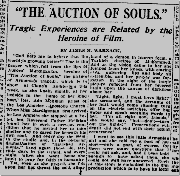 June 22, 1919, Auction of Souls June 22, 1919, Auction of Souls