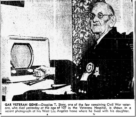 April 23, 1952, Douglas T. Story watches TV. 