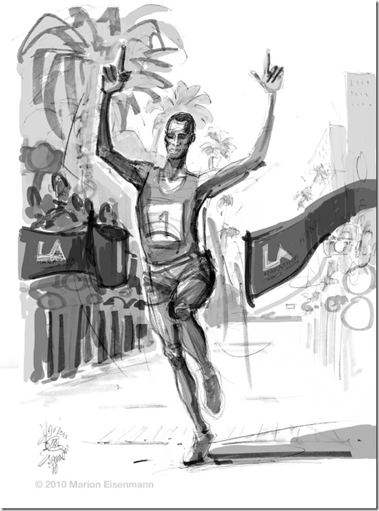 Mach 21, 2010, L.A. Marathon 