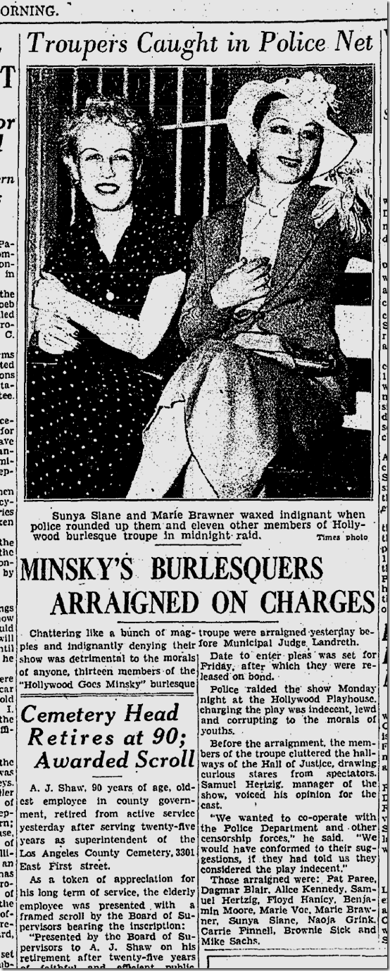 Aug. 12, 1936, Minsky's Goes Hollywood 