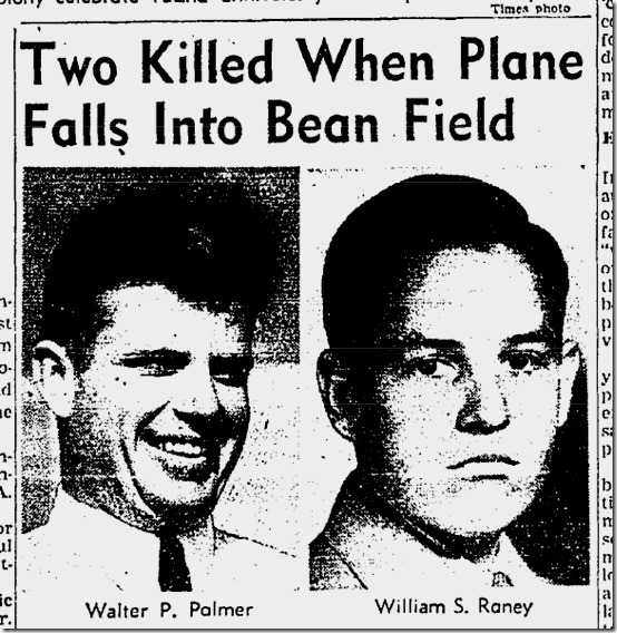 Aug. 11, 1941, Plane Crash 