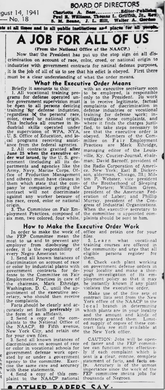 Aug. 14, 1941, Job bias 