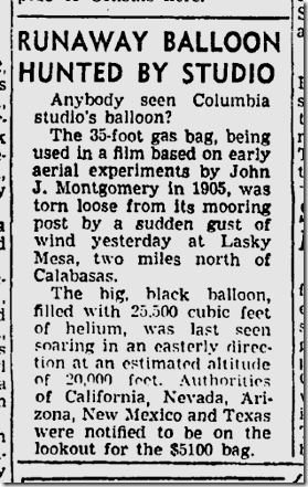 May 18, 1946, Lasky Mesa