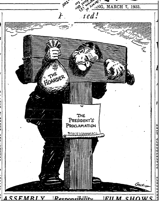 March 7, 1933, Bank Holiday 