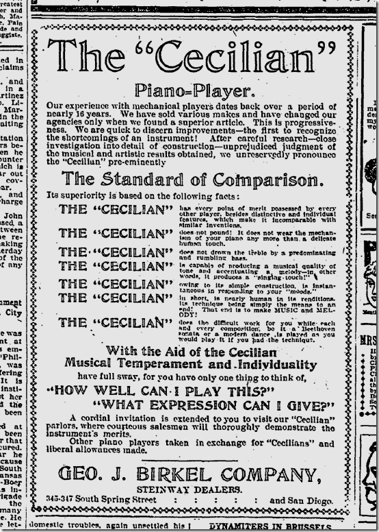 March 23, 1902, Geo. J. Birkel Co. 