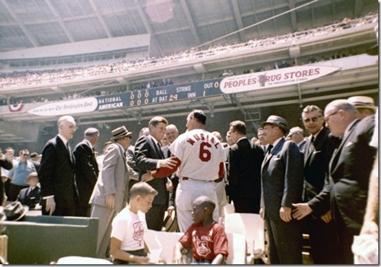 John F. Kennedy, Stan Musial 
