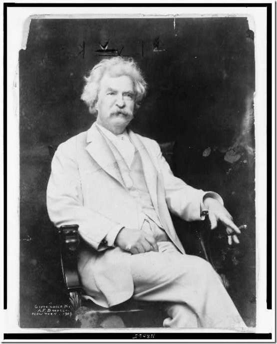 Mark Twain, Library of Congress 