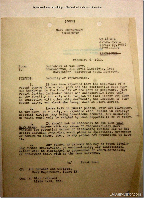 Feb. 6, 1942, Lookse Talk 