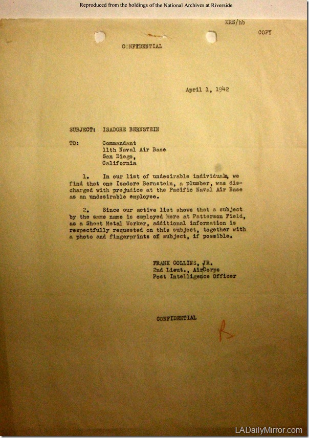 April 1, 1942, Bernstein 