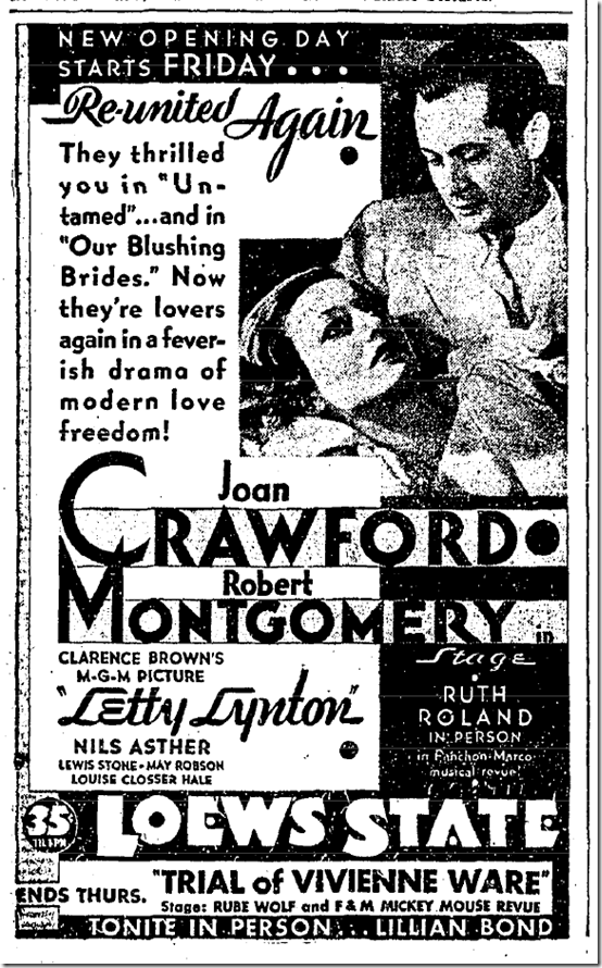 May 18, 1932, Letty Lyndon May 18, 1932, Letty Lyndon