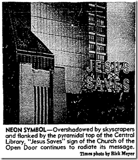 Jesus Saves, Sept. 8, 1979