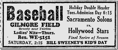 Sept. 9, 1941, Baseball 
