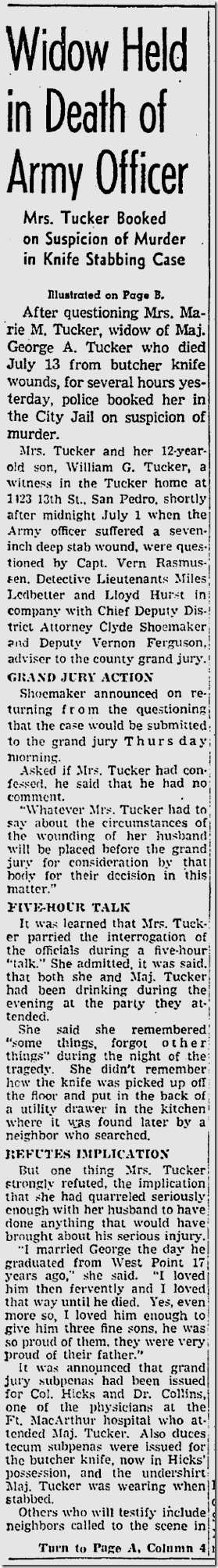 Sept. 3, 1941, Marie Tucker 
