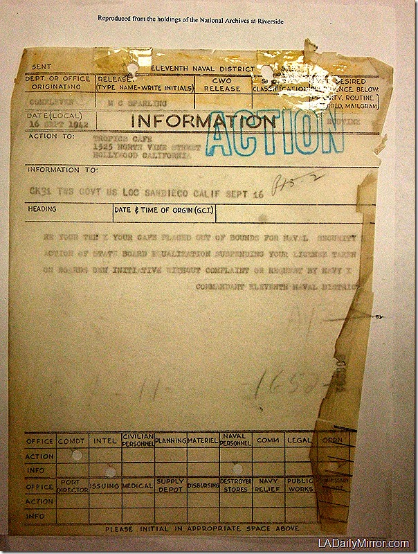 Sept. 16, 1942, Routing Sheet Sept. 16, 1942, Routing Sheet