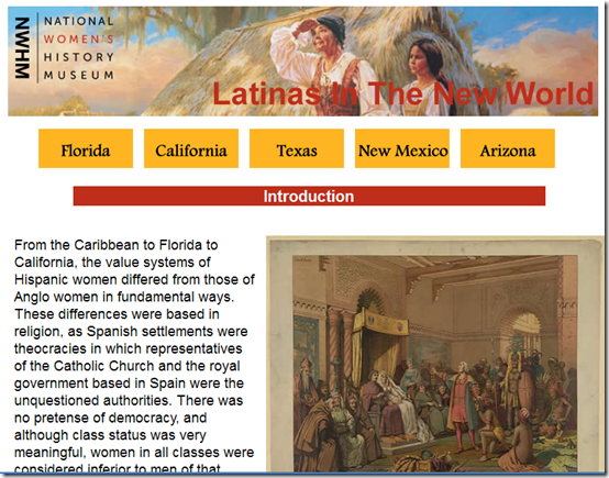 Latinas in the New World 