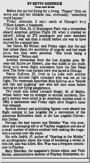 May 26, 1979, Victims May 26, 1979, Victims