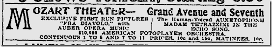 Sept. 21, 1912, Fotoplayer Orchestra 