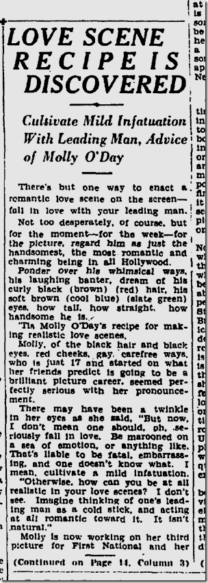 Oct. 16, 1927, Molly O'Day 