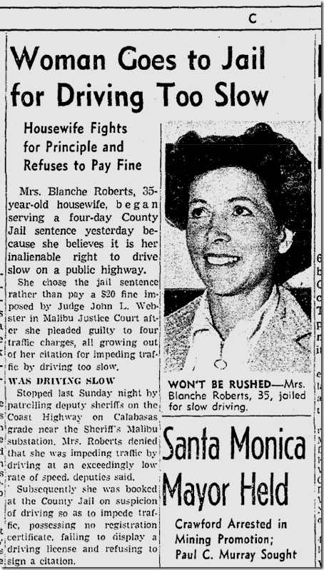 Oct. 7, 1941, Woman Driver 